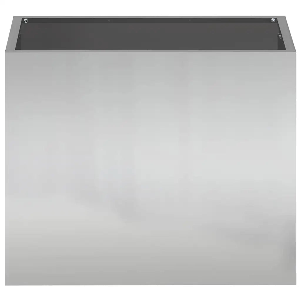 Vaso da giardino Acciaio zincato 50 x 32 x 40 cm 876355