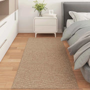 Tappeti per area Moiré AGIRA Naturale 150 x 80 cm Poliestere 42022534