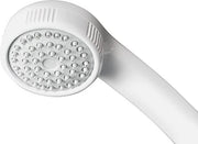 Douche con maniglia a mano Cordoba, bianco, ABS | Anticorrosione | Anticalcare | Certificato KTW, 20,5 x 6,8 x 5 cm