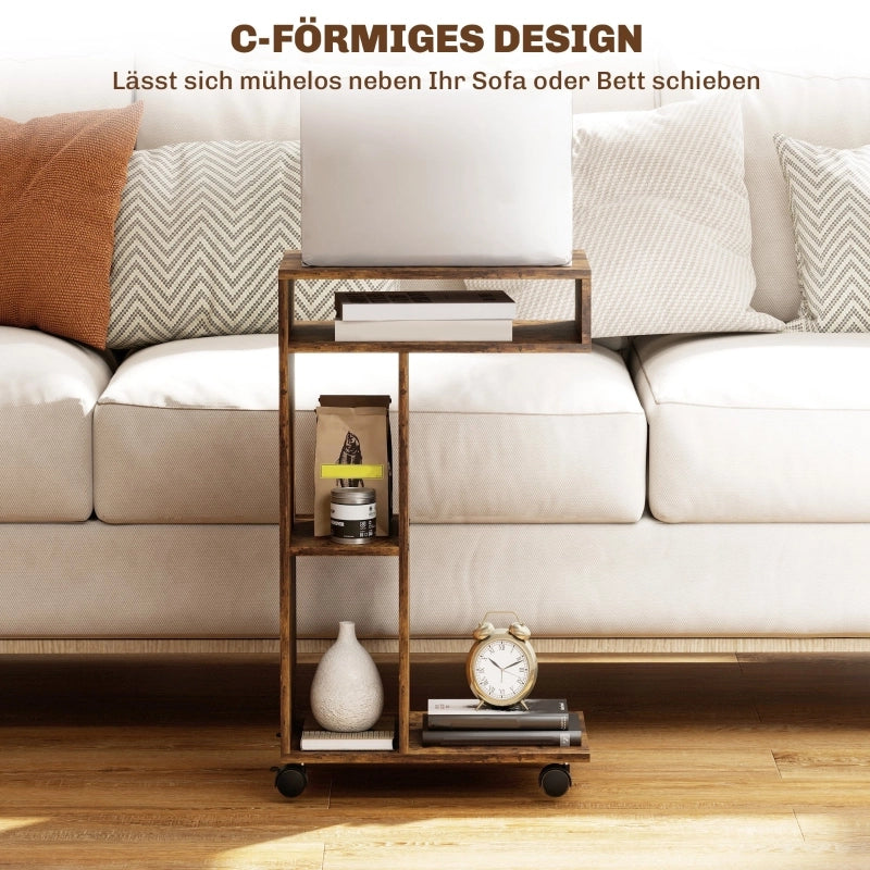 TAVOLINO C-forme 40 x 30 x 69 cm Marrone rustico