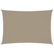 Parasole a Vela Oxford Rettangolare 3x5 m Grigio Talpa