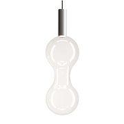 Zafferano Lampada a sospensione Sfer'Otto in Alluminio e vetro borosilicato, LED 8W 2700K dimmerabile a taglio di fase, design moderno ed elegante