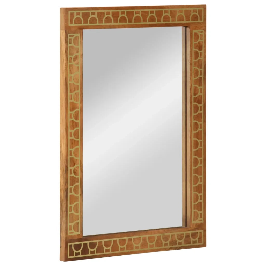 vidaXL Set Mobili da Bagno 2pz in Legno Massello di Mango