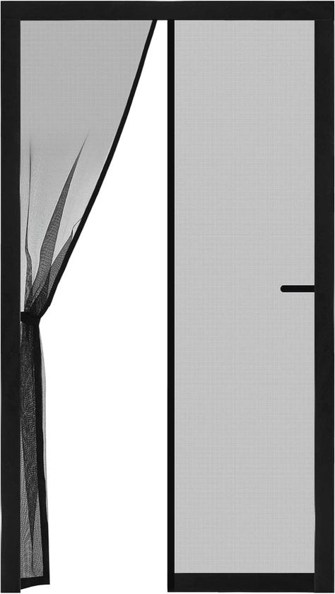 Rete da finestra magnetico per porte - Rete d'insetti senza fori, ideale per balcone e terrazzo (100 x 220 cm)