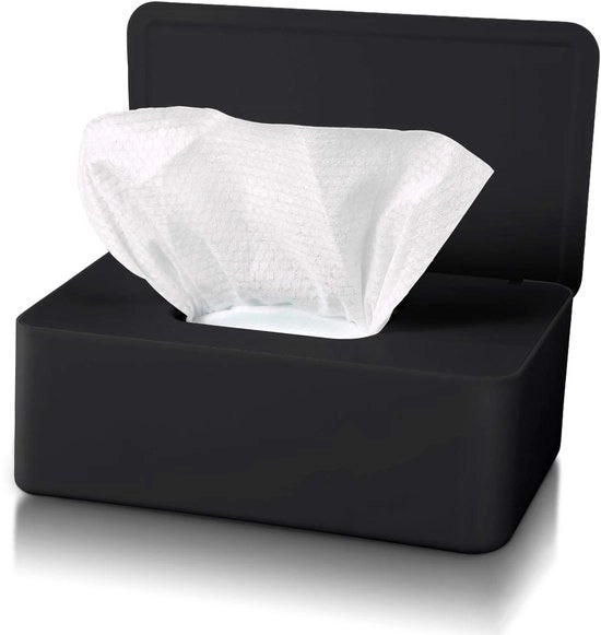 Dispensatore per asciugamani umidi - stoffa impermeabile e igienico - 1 pezzo - materiale PP - 18,5 x 12 x 7 cm