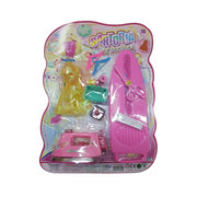Trade Shop - Sartoria Di Mamma Asse Da Stiro Ferro Forbicine Carrello Metro Gioco Bambine -