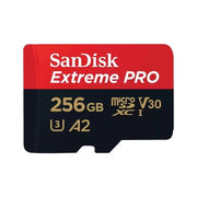 Microsd 256gb extreme pro nero e rosso sdsqxcd 256g gn6ma