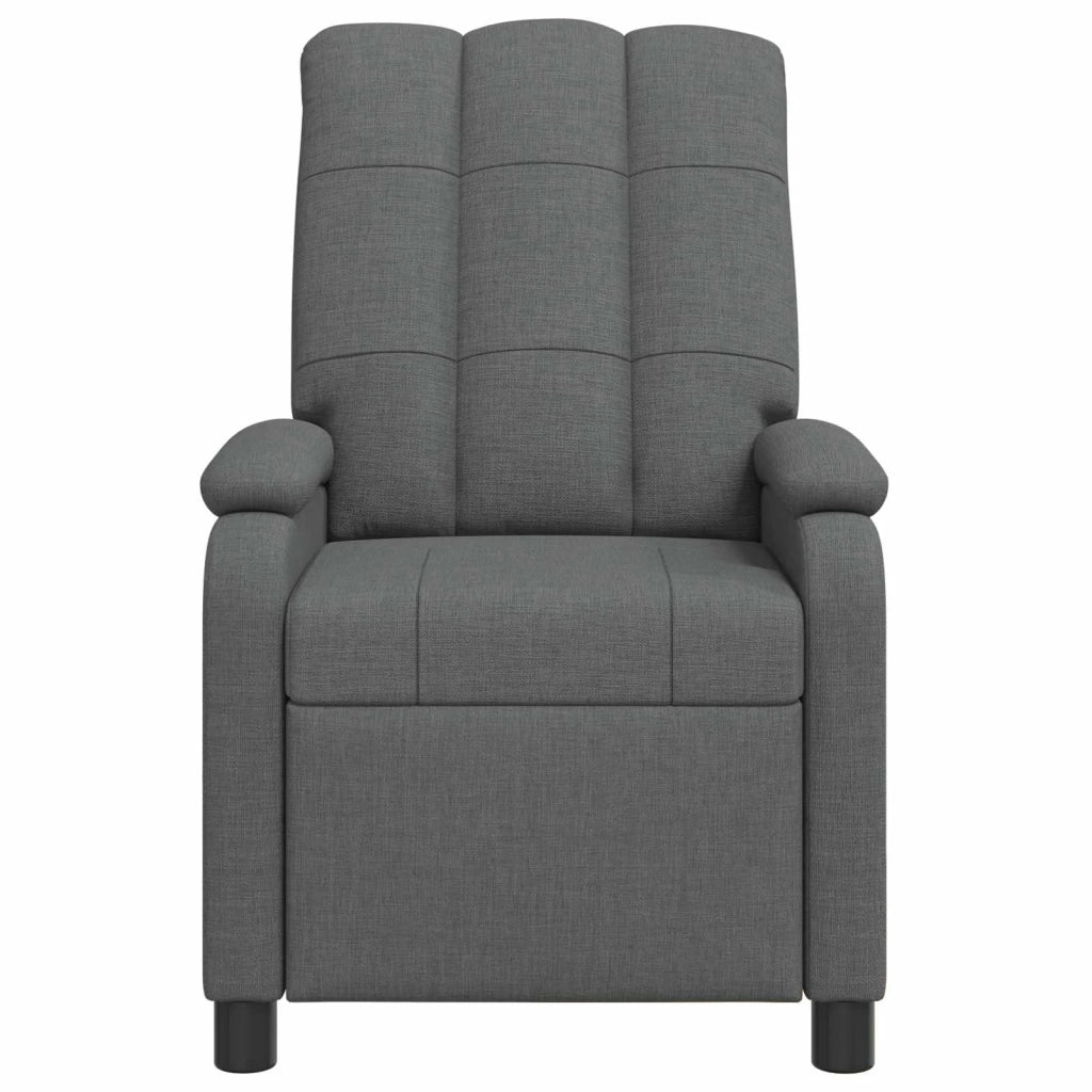 Divano Sedia-Poltrona Massaggiante Grigio Scuro Tessuto 107908