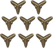 Set di 8 protezioni angolari in metallo - 20 x 20 x 20 mm - Copertura di protezione angolare