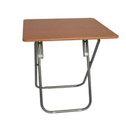 Trade Shop - Tavolo In Legno Con Piano Quadrato 69 X 60 X 60 Cm Richiudibile Pieghevole -