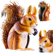 KADAX Stalowa figura ogrodowa wiewiórka QX240590 K