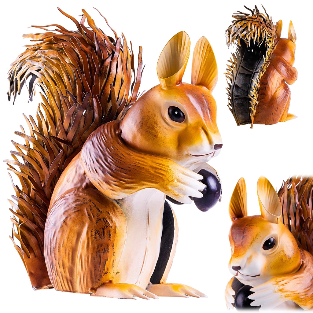 KADAX Stalowa figura ogrodowa wiewiórka QX240590 K