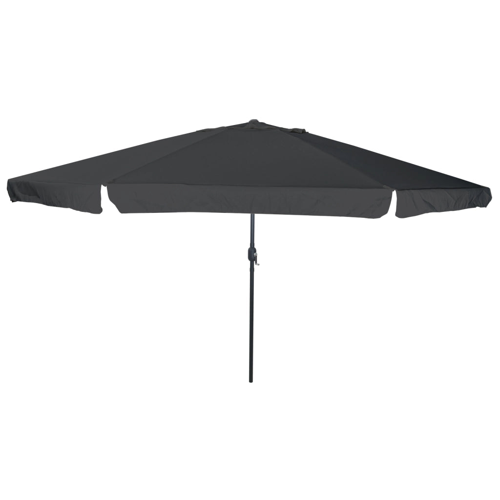 Parasol da Giardino  Ã¸395x245 cm Grigio Scuro