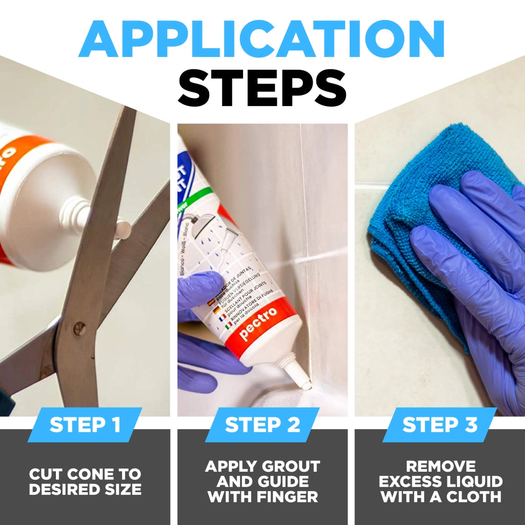 Kit x 2 Mastic blanc + 2 Spatule d'applicat pour joint salle de bain blanc anti moisissure 400g - Scellant de joint