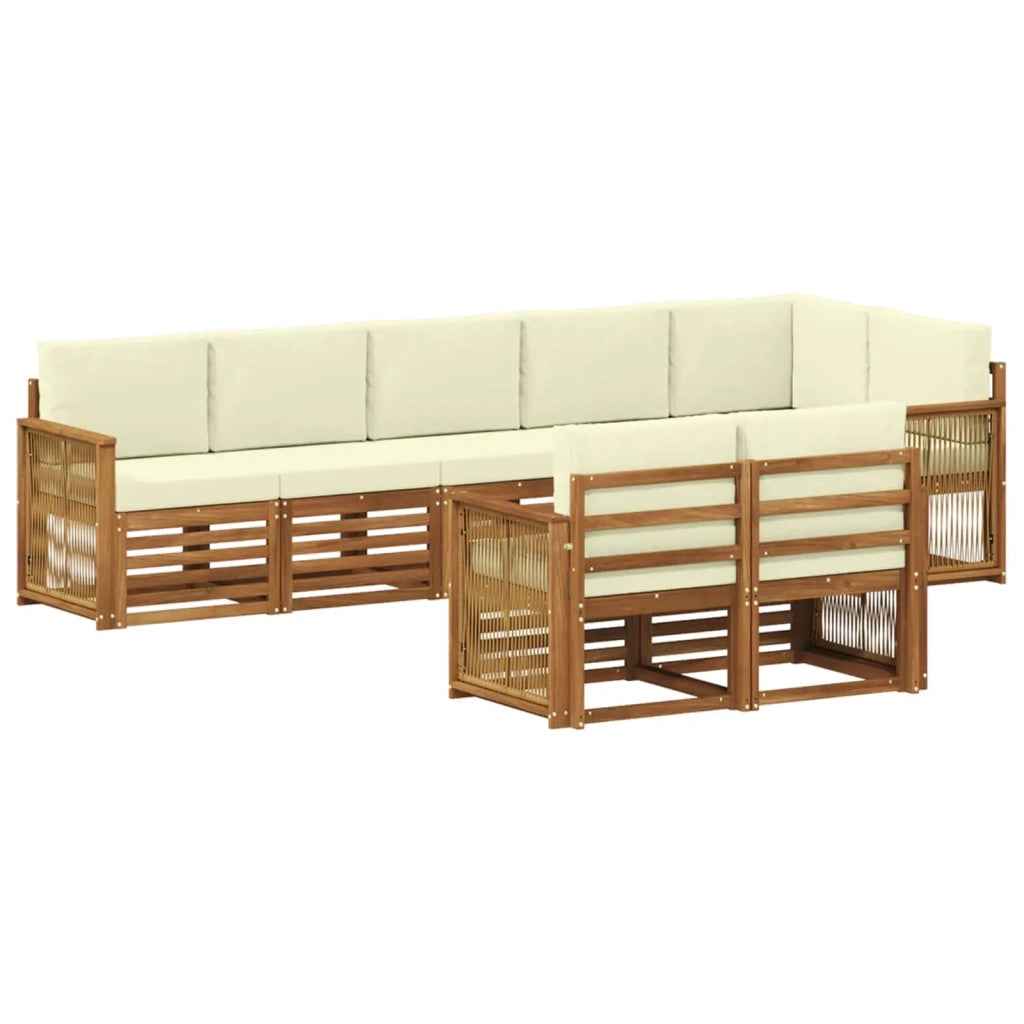 Set di divani da esterno 7 pz 3384506