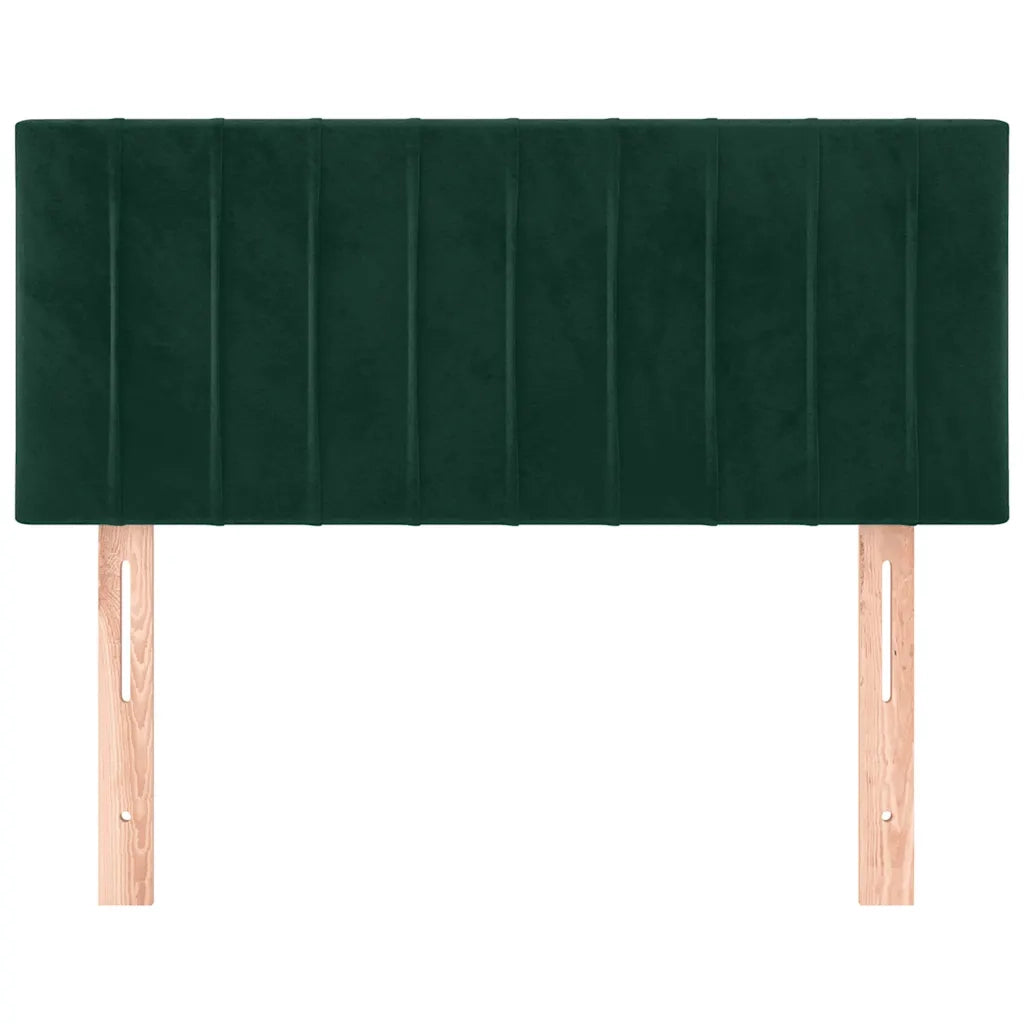 Testiera | Testata Verde Scuro 80x5x78/88 cm in Velluto