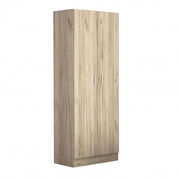 Armadio Leopold Bianco: Legno di Qualità, cm 80x52x180
