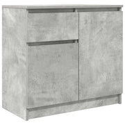 Credenza | Madia | Buffet da pranzo | Armadio da pranzo con Cassetto Grigio Cemento 71x35x65 cm in Truciolato