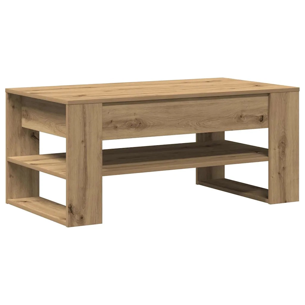 Tavolino da salotto | Tavolino da caff¨¨ | Tavolino da Soggiorno Rovere artigianale 102 x 55 x 45 cm