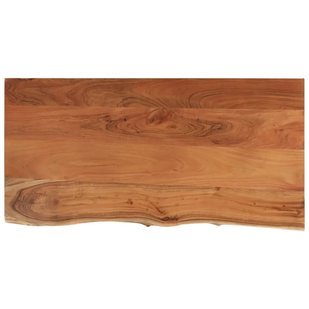 vidaXL Piano Bagno 120x60x2,5 cm Rettangolare Legno Massello di Acacia