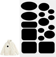 Set di riparazione per giacche da neve - 15 pezzi di patch autoadesivi in tessuto nylon resistente alla scollatura