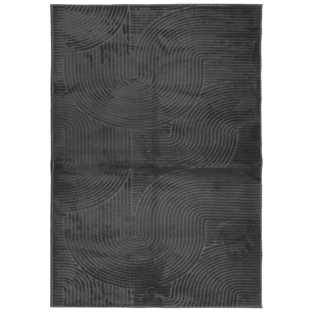 Tappeto IZA a Pelo Corto Aspetto Scandinavo antracite 120x170cmcod mxl 113560
