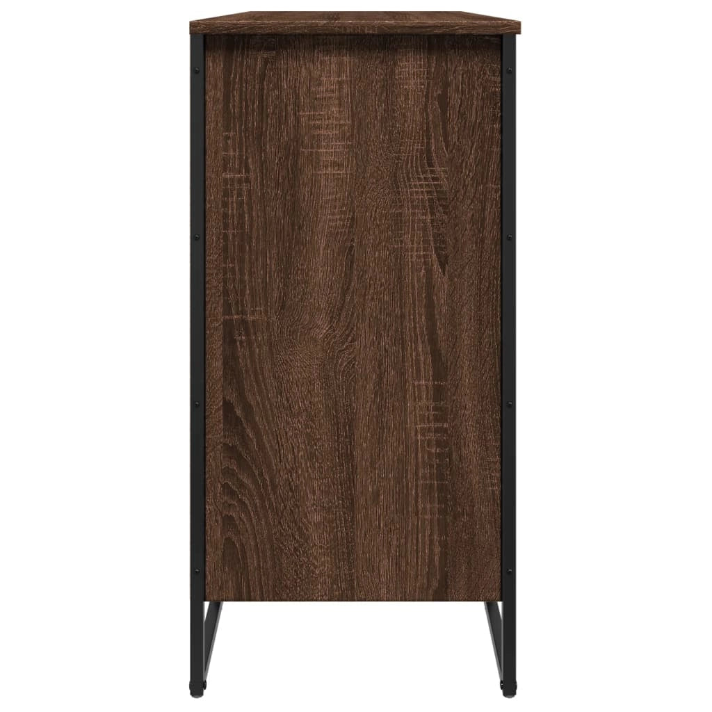 Scarpiera mobiletto portascarpe mobile per ingresso/corridoio/soggiorno 80 x 38 x 78 cm legno ingegnerizzato marrone 02_0021660