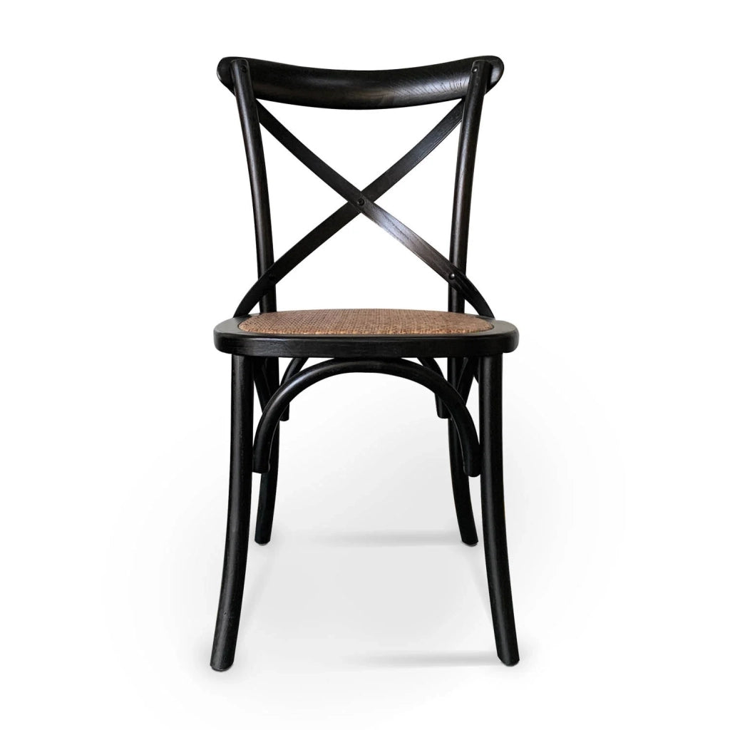 LÚZETE - SEDIA IN LEGNO DI BETULLA NERO GRETTE
