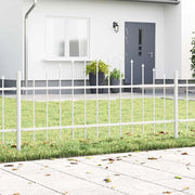 Recinzione per Giardino 3 pcs Bianco 170 x 140 cm