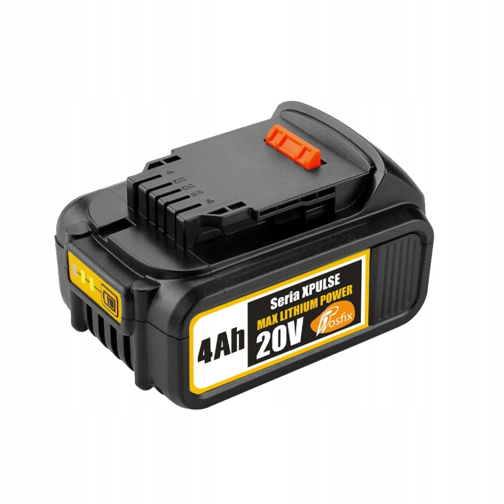 Batteria di Ricambio 20V 4Ah per Utensili Dewalt – Compatibile con Modelli DCD, DCF, DCG, DCS – Indicatore LED
