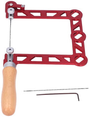Zaglia per legno con manico in legno - Cassetto in alluminio - Ideale per lavori di carpenteria - Progettazione ergonomico - Incluso lama di taglio - Segato manuale