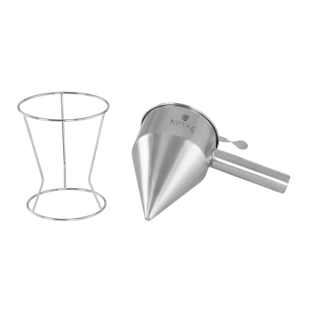 Imbuto a pistone in acciaio inox da 1,2 litri ugello da 8 mm modello professionale 14_0004630