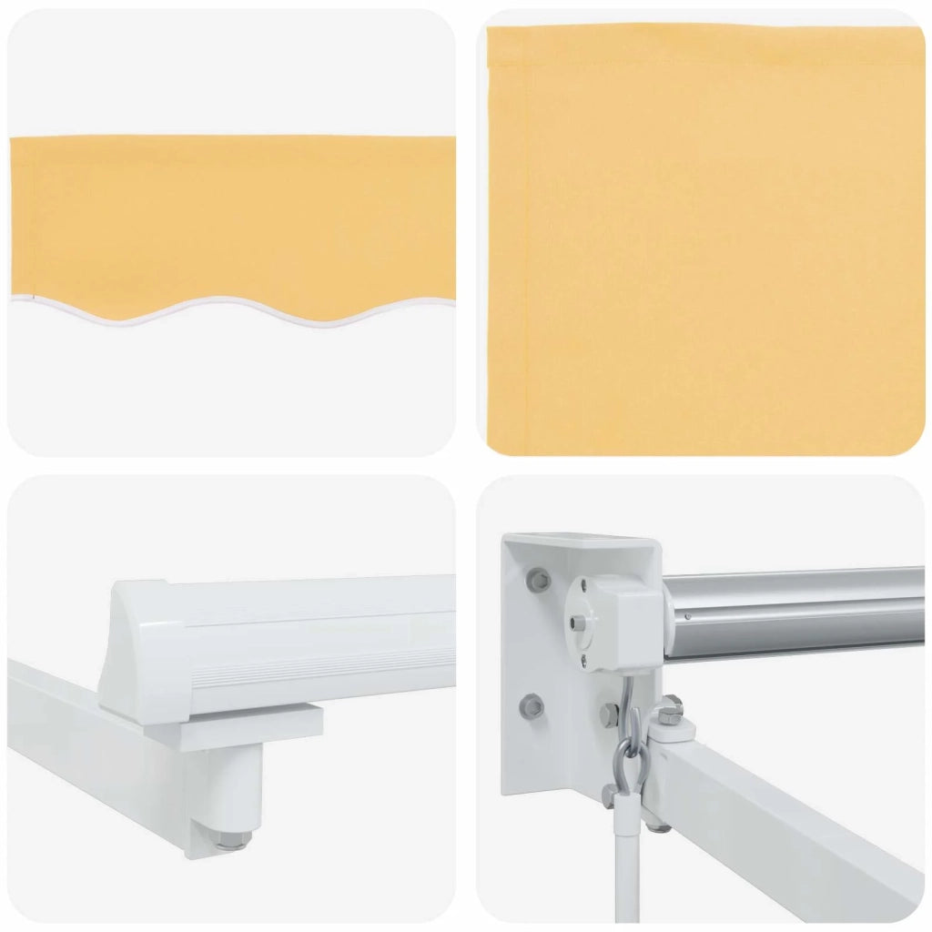 Tenda retrattile manuale con LED Sabbia 3425773