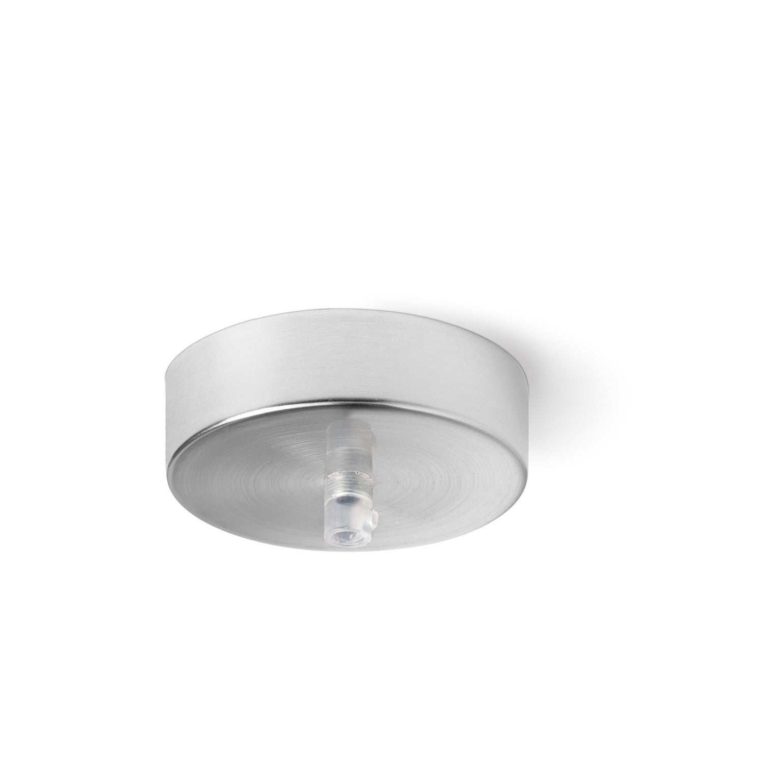 Rosone In Metallo Cromo Spazzolato D10Cm