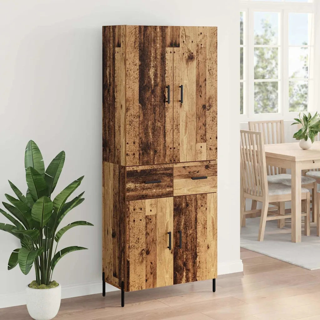 Credenza Legno vecchio 69,5 x 34 x 180 cm Legno multistrato