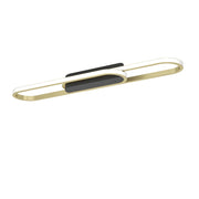 Plafoniera Moderna Conivarena Metallo Nero Plastiche Bianche Led 20W 2500Lm Ip20