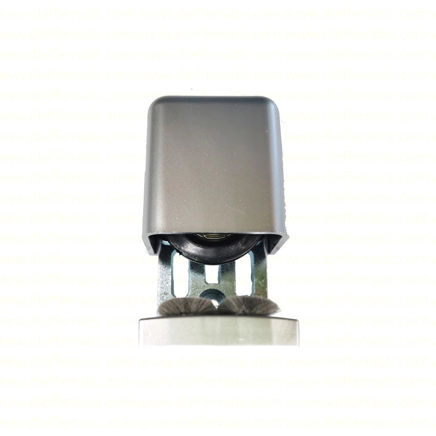 GUIDA A TERRA INFISSO PORTA A PAVIMENTO REGOLABILE DA 17 A 42.8MM CON RUOTA DG01