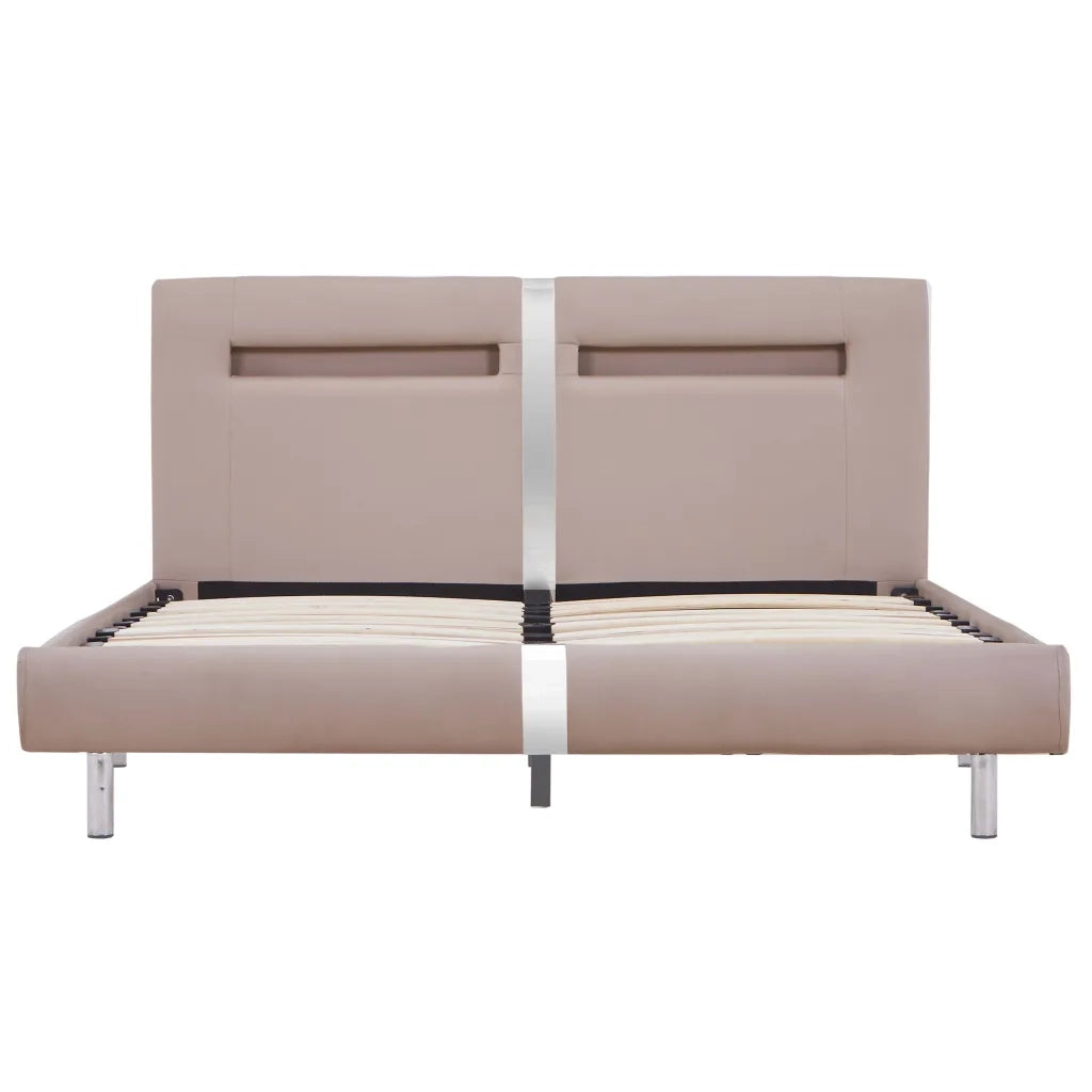 Giroletto con LED senza Materasso Cappuccino 120x200 cm 280862