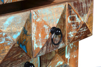 Comodino 1 cassetto in legno di riciclo 