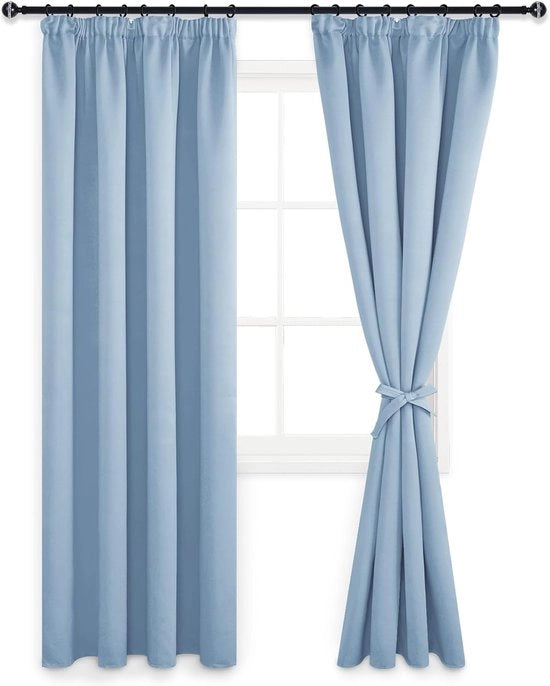 Gordini preassemblati con ganci - Tende pronte all'uso - Tende intermedie - Tende oscuranti - Camera da soggiorno - Camera da letto - Decorazione per finestre - Casa - Arredamento