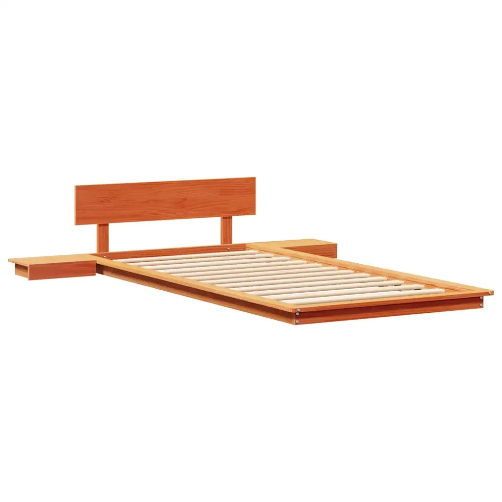 Struttura del letto Marrone 90 x 200 cm legno
