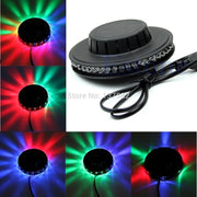 Trade Shop - Lampada Rotante Effetto Discoteca A Soffitto Led Rgb Da Tavolo Multicolor Luce -