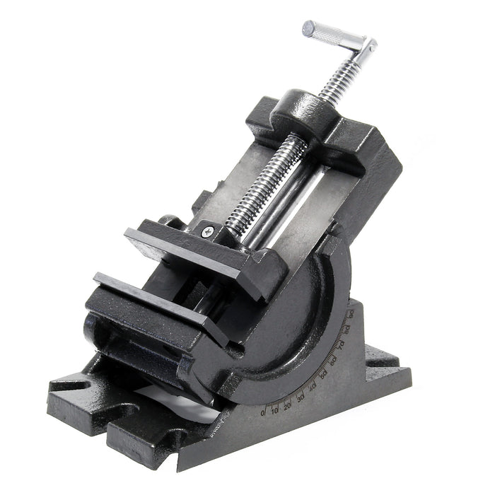 Morsa meccanica di precisione Larghezza ganasce 100 mm Orientabile verticalmente