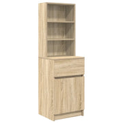 Comodino | Armadio da Notte | Mobiletto da notte Rovere Sonoma 39x35x125 cm in Legno Multistrato