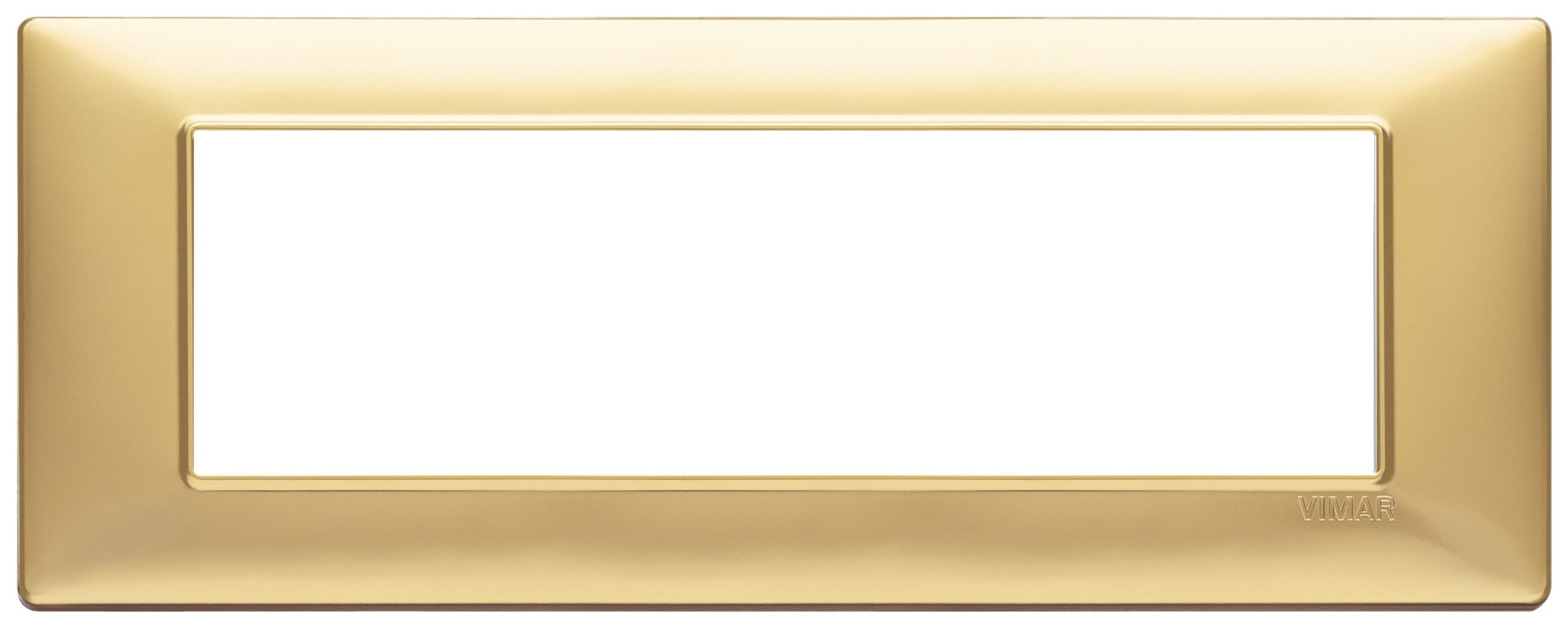 Vimar Plana placca 7 moduli color oro opaco 14657.25