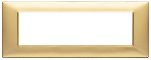 Vimar Plana placca 7 moduli color oro opaco 14657.25