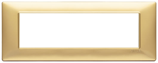 Vimar Plana placca 7 moduli color oro opaco 14657.25