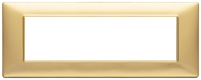 Vimar Plana placca 7 moduli color oro opaco 14657.25