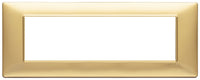 Vimar Plana placca 7 moduli color oro opaco 14657.25