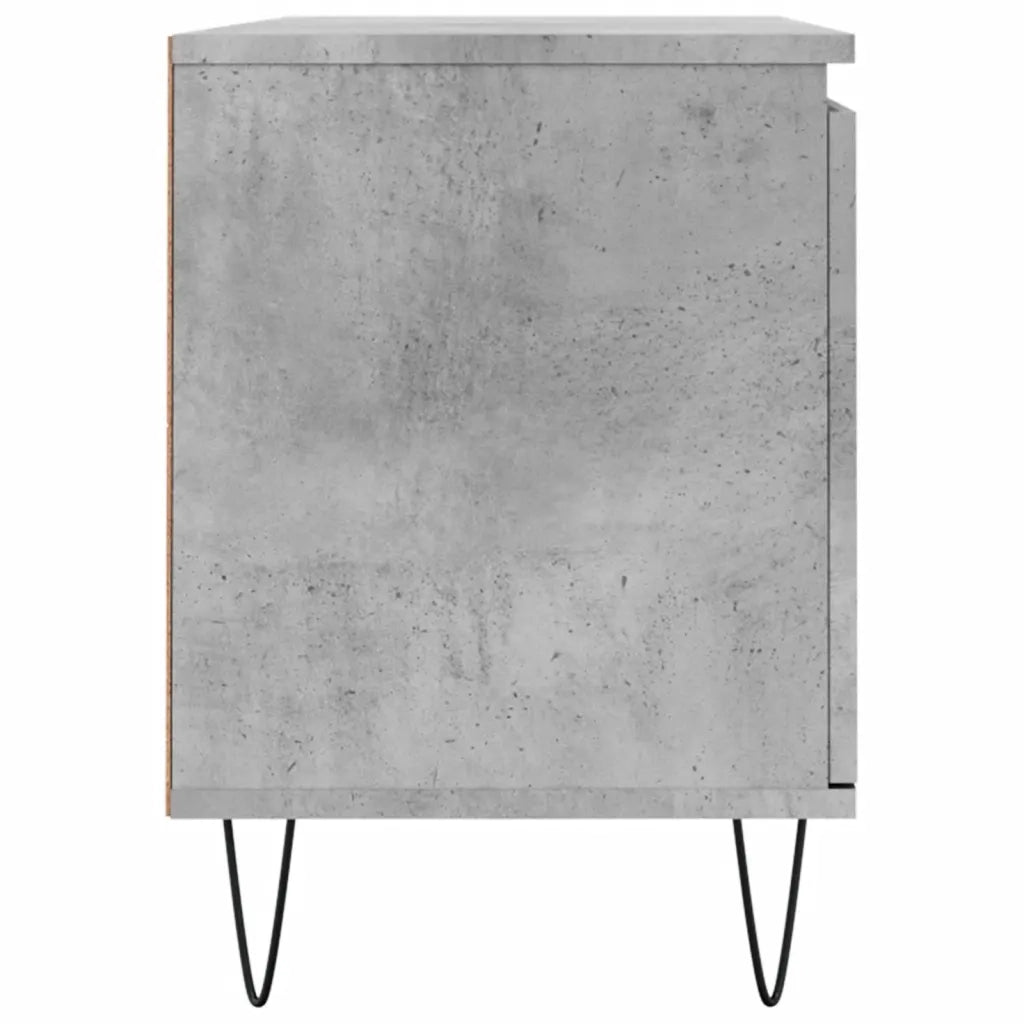 Mobile Porta TV Grigio Cemento 104x35x50cm in Legno Multistrato 827016